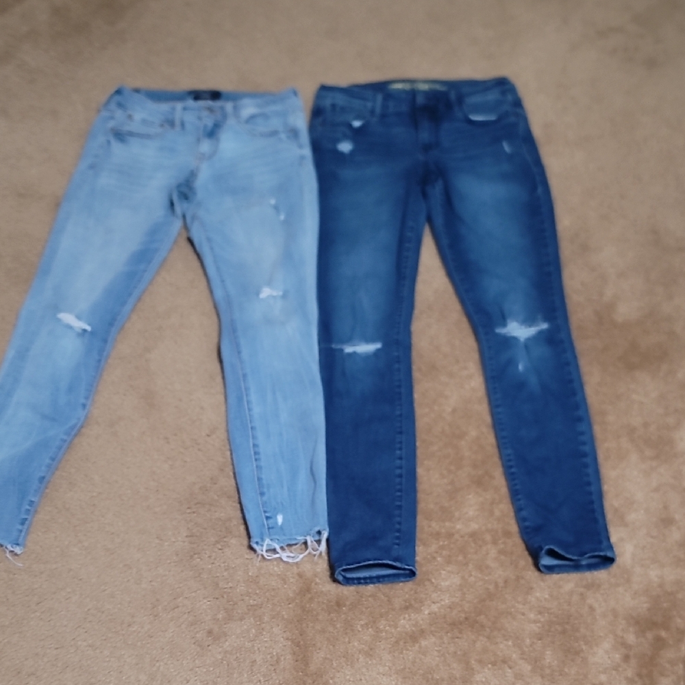 2 Pr. Blue  Jeans for Women W25"